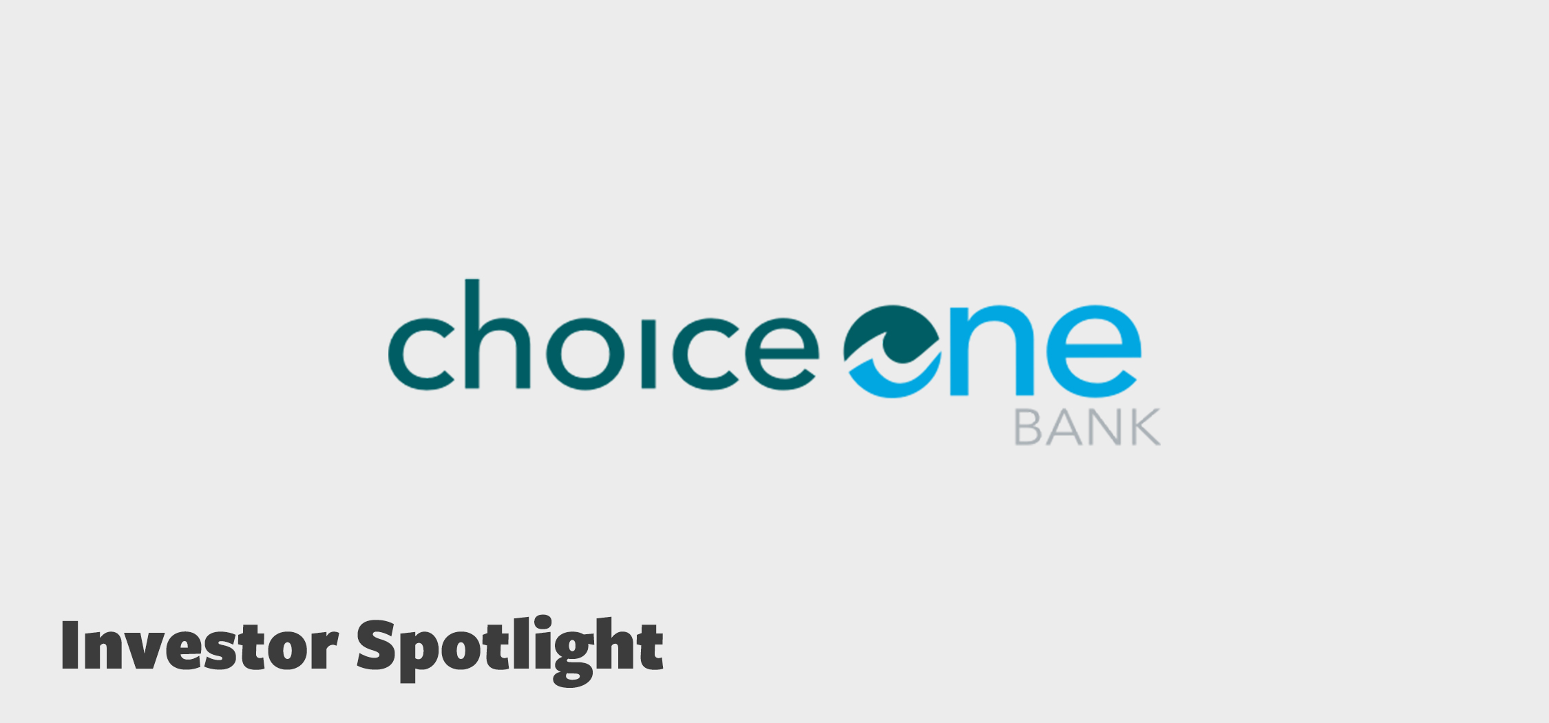 choice one bank logo spotlight